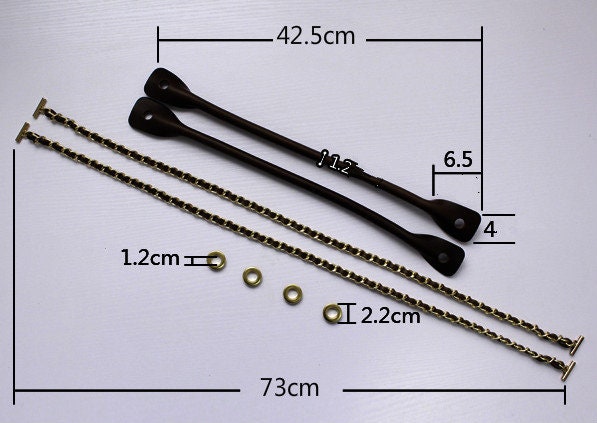 Leather Strap Set ( 2 handles + 2 shoulder straps)