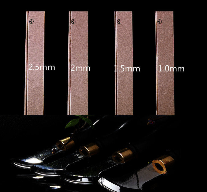 Leather Edge Creaser Line Marker Groover Trimmer 1.5mm/2mm/2.5mm