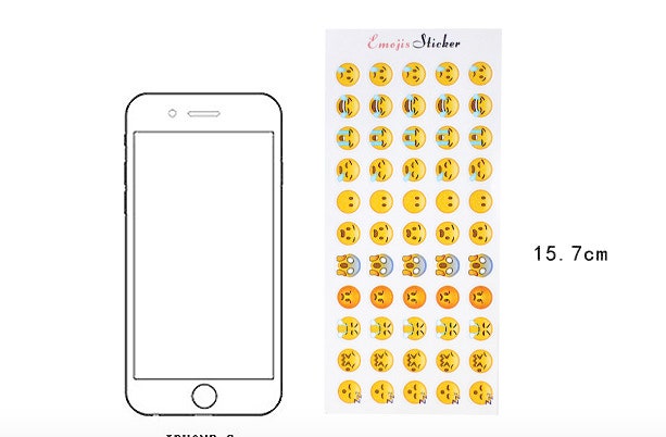 Cute Stickers Scrapbooking Stationery Tool Set of 3 Pages ----15cm x 7cm