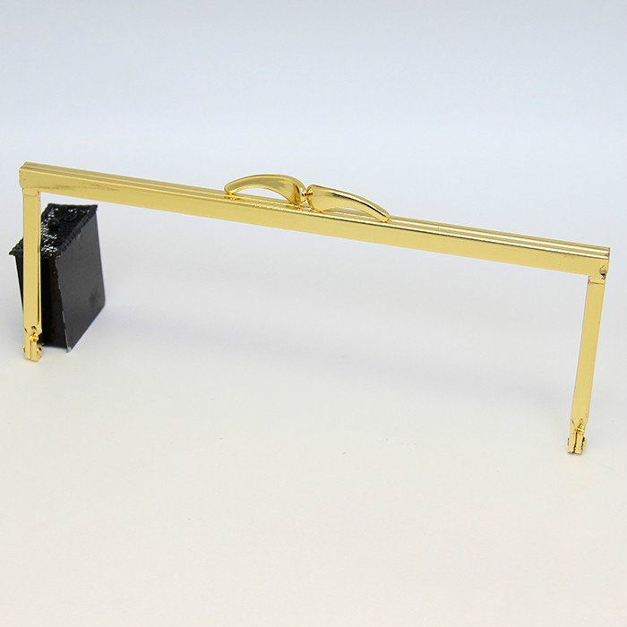 17.5cm( 6.8") Gold Purse Frame Clutch Purse Frame Bag Hanger 17.5x6.5cm