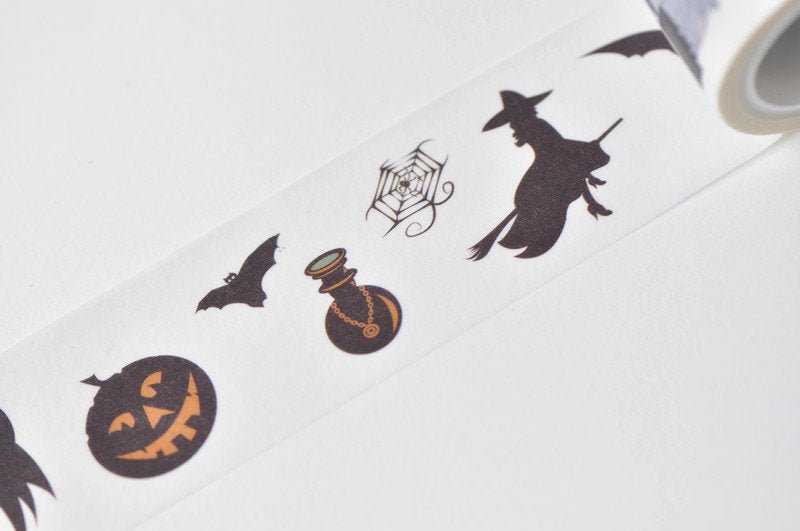 Halloween Washi Tape Bullet Journal Tape 30mm x 5 Meters Decorative Tape No.12771
