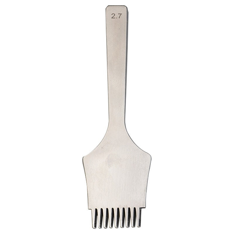 2.7mm/3mm/3.38mm/3.85mm Leather Stitching Prong Chisel 2/5/9 Prongs
