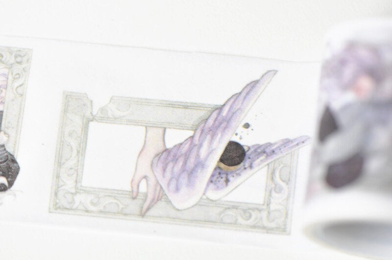 Retro Angel Washi Tape /Japanese Masking Tape/ Deco Tape  40mm wide x 3 Meters No.12803