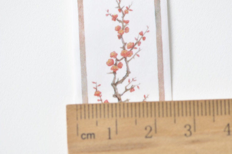 Flower Blossoms Washi Tape 25mm Width x 5M No.12848