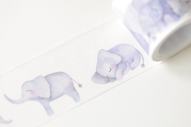 Elephant Washi Tape Elephant Scrapbooking Suppliers 35mm x 5M No.12178