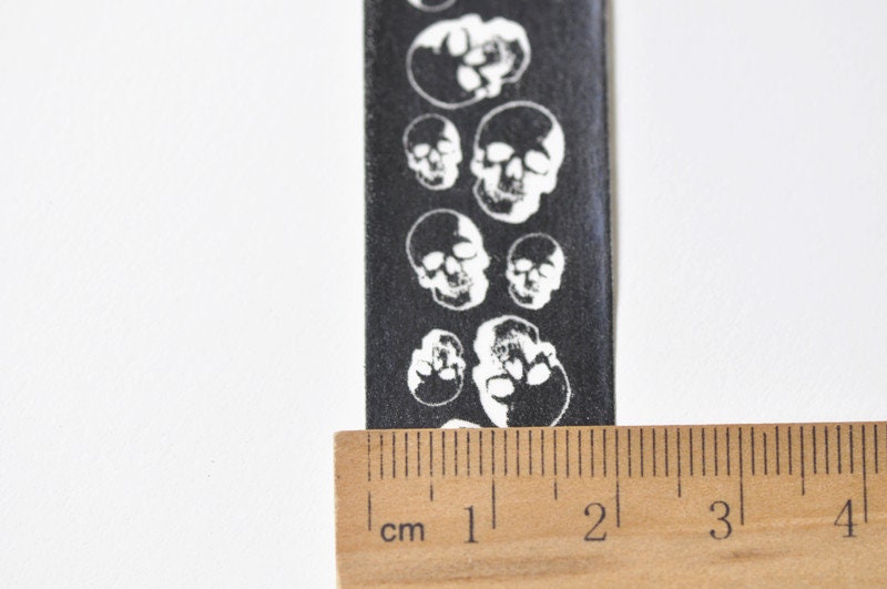 Vintage Skeleton Skull Halloween Washi Tape 20mm Wide x 5M No.12308