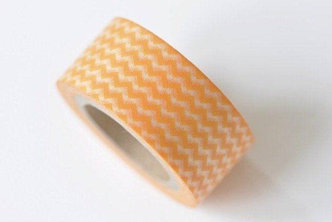 Orange Wave Journal Washi Tape 20mm Wide x 10M Roll No.13138