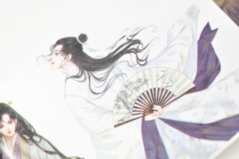 Ancient Young Man Masking Tape Lined Scrapbooking Washi Tape Super Wide 85mm x 3 Meters Roll No.12797