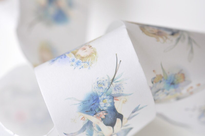 Lovely Girls Washi Tape With Release Paper 50mm Wide x 3 Meters No.13331