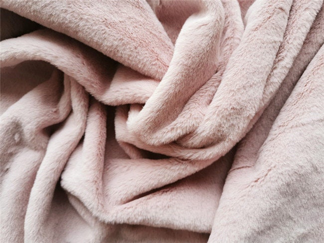 160cm x 48cm ( 63"x 19") Gray Pink Teddy Bears Fabric For Doll Making