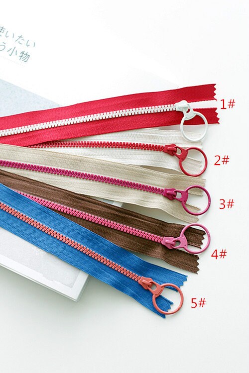 Handbag Resin Teeth Zippers Rainbow Colors / Length