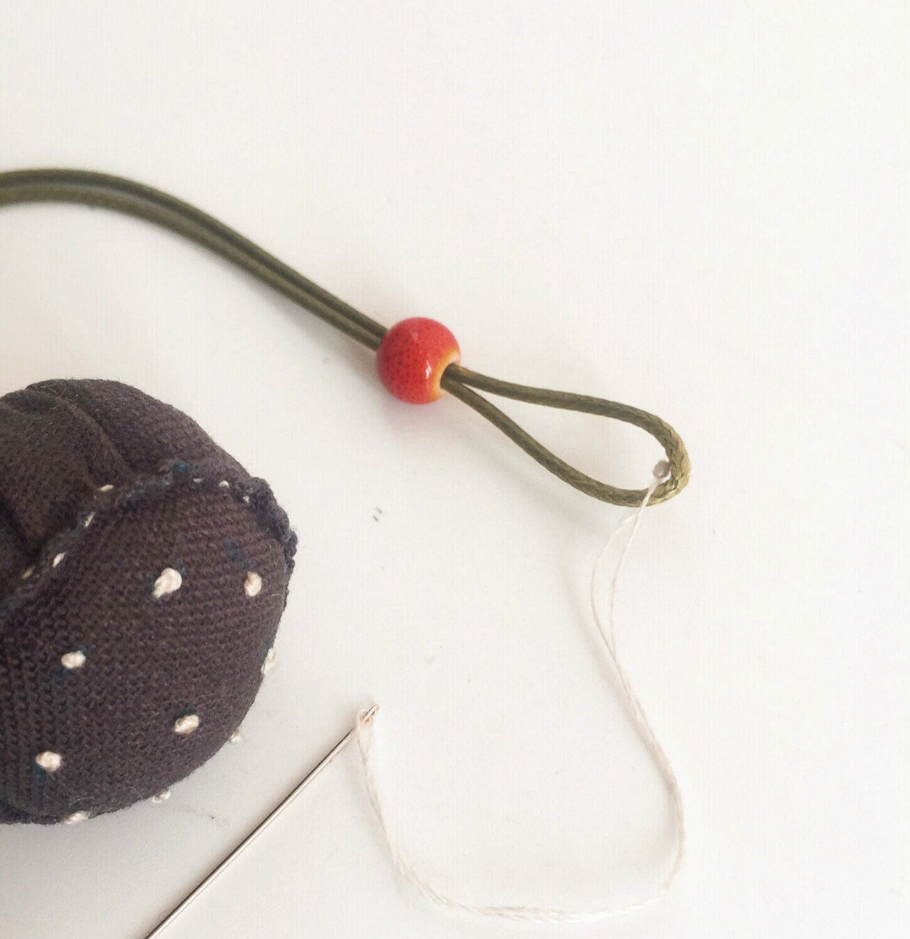 Round Waxed Polyester Thread For Leather Craft Hand Sewing Essential 1mm/1.5mm x 1 Meter