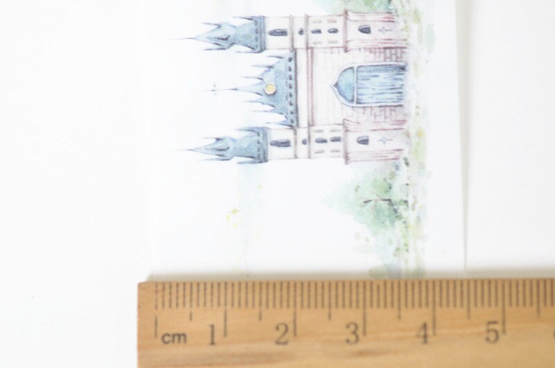 Vintage House Washi Tape Lined Japanese Masking Tape 45mm wide x 3M No.12953