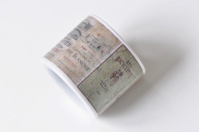 Retro Poster Washi Tape Japanese Masking Tape 30mm x 5M No.11049