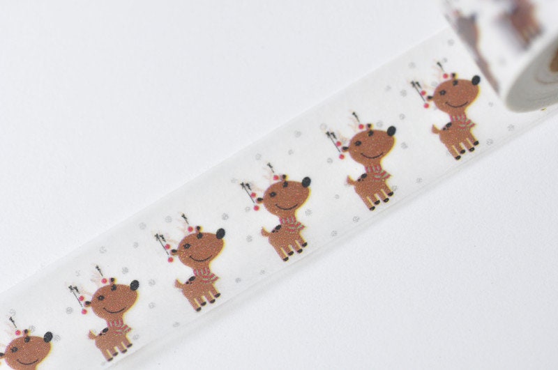 Deer Washi Tape Planner Washi Tape 20mm x 10 Meters No.12107