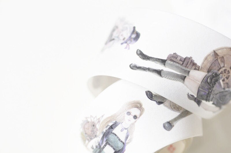 Punk Girls Washi Tape Lined Masking Tape 40mm x 5M No.12613