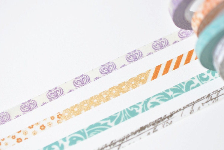 Cute Tape Set 4 Rolls A Set 5mm Wide x 5M Long No.12556