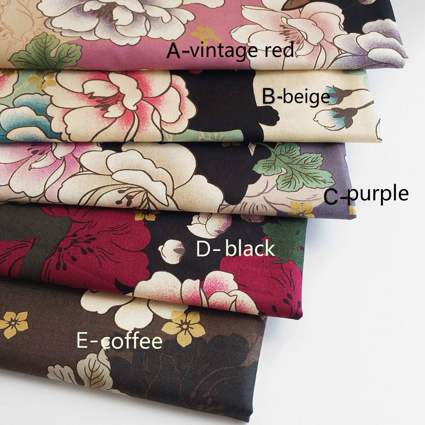 Pure Cotton Fabric Soft With Kitten Pattern Thin Cotton Fabric Sewing Material 50 x 110cm