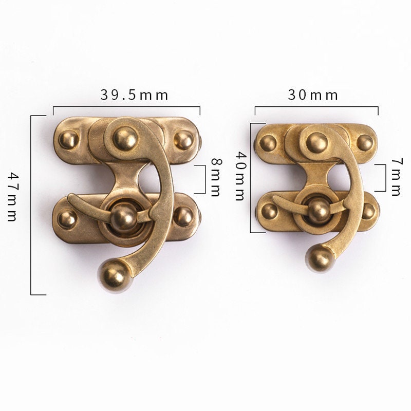 Retro Brass Purse Lock Purse Closure Leather Craft Accessory