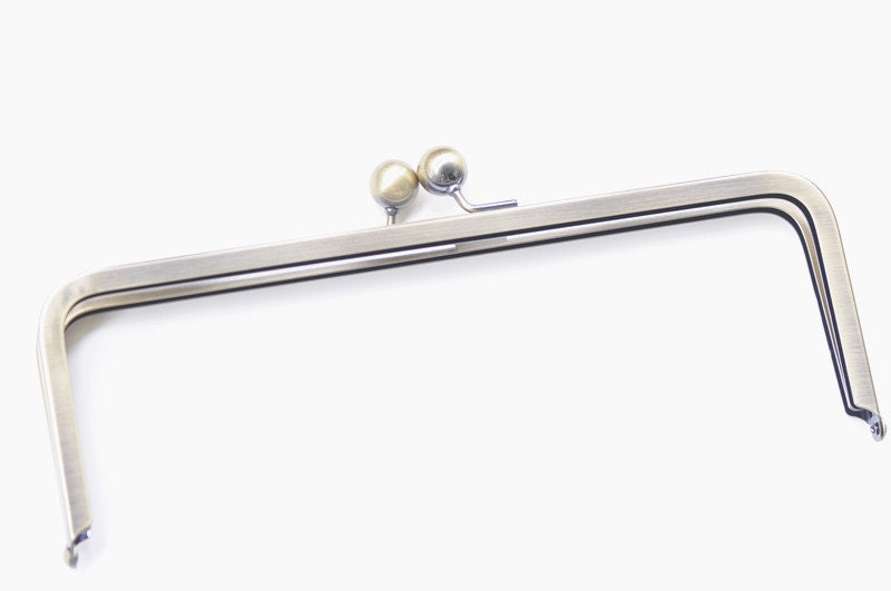 25cm (10") Retro Metal Purse Frame / Handle Purse Frame 25cm x 9cm