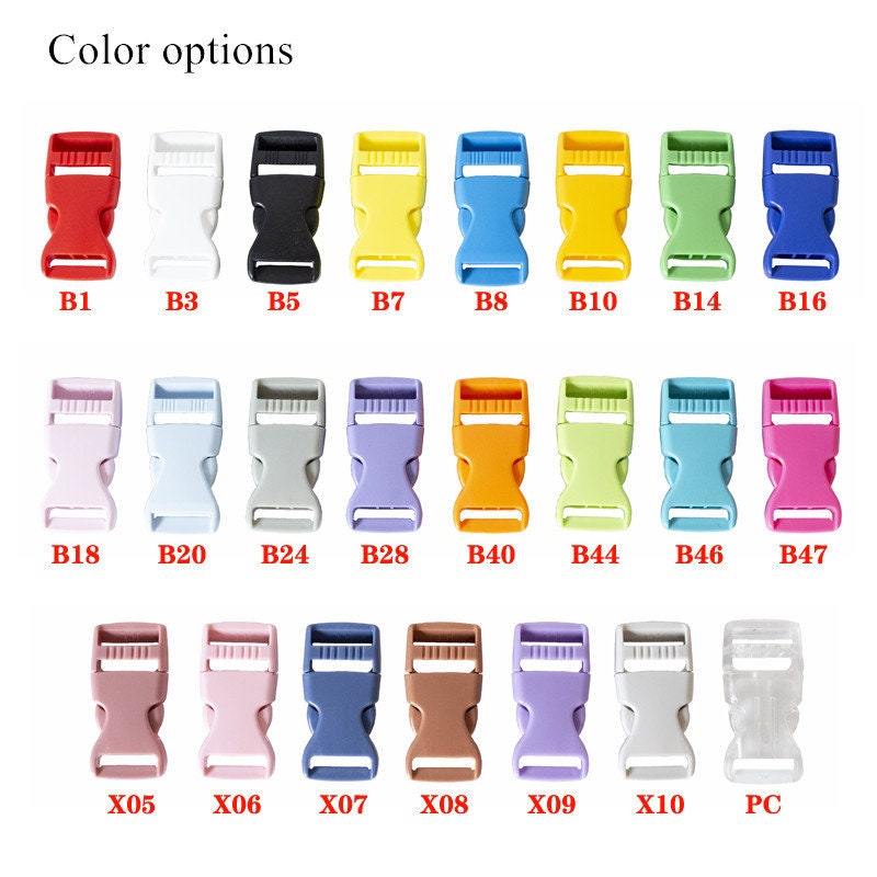 Plastic Strap Adjuster Strap Slider Messenger Bag Set Various Color Inner Size 25mm(1") Pick Color