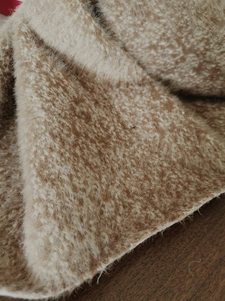 Light Yellow Mixed Gray Color Bears Fabric Toy Making 160cm x 48cm