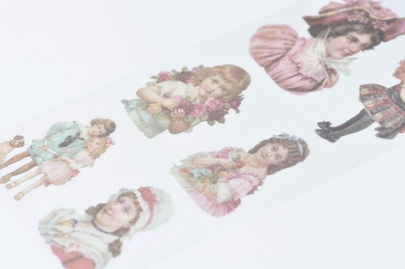 Cute Stickers Scrapbooking Stationery Tool Set of 3 Pages ----10cm x 20cm