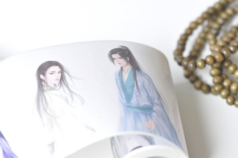 Retro Ancient Man Washi Tape Wide Paper Tape With Release Paper 70mm Wide x 3M Roll No.12430