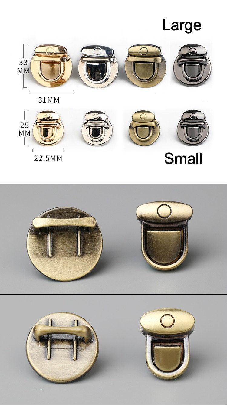 Circle Purse Lock Purse Closure Leather Craft Accessory