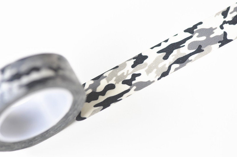 Camouflage Masking Washi Tape Self-adhesive Tape 15mm x 10M No.12400