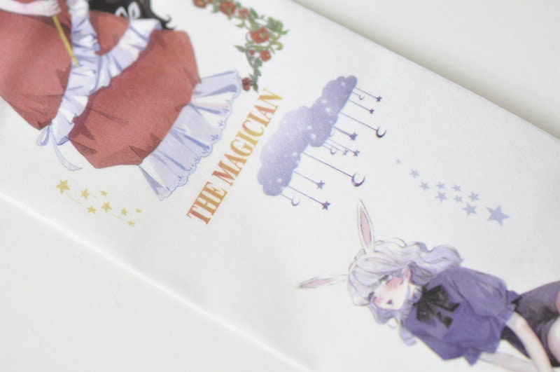 Lovely Girls Washi Tape Lined Scrapbooking Tape 50mm Wide x 3 Meters No.12991