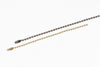 12cm Mini Purse Frame Chain Bronze And Light Gold
