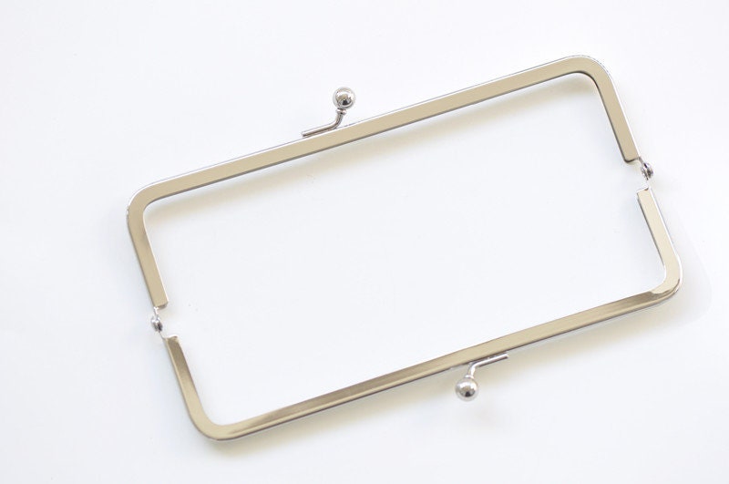 7" Purse Frame Clutch Bag Glue-In Style Bag Rectangular Purse Frame 18cm x 5cm ( 7"x 2" )