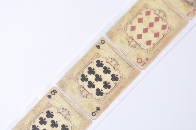 Poker Washi Tape 25mm Wide x 5M Long No.12111