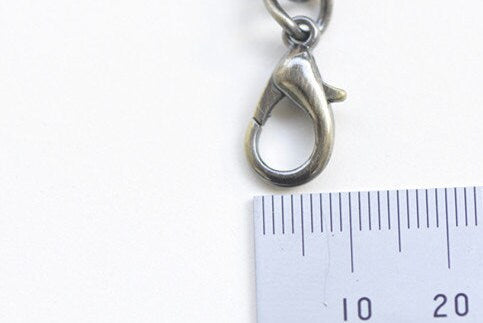 7mm Brushed Bronze Handbag Chain Retro Bags Chain With Two Lobsters 110cm