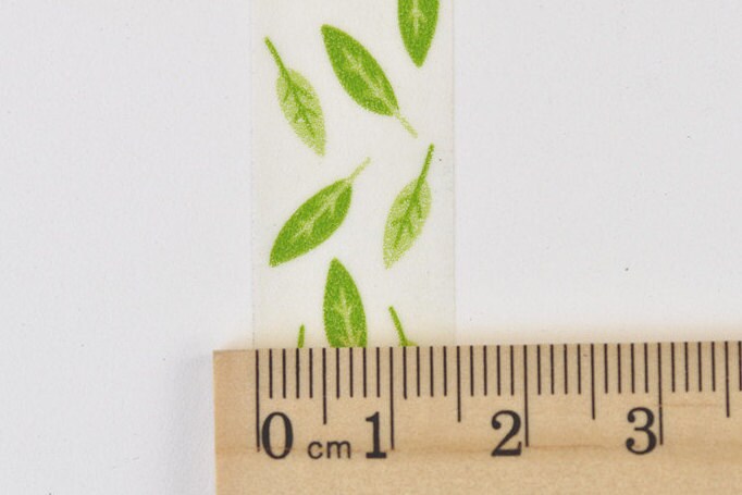 Green Leaf Nature Crafting Washi Tape 15mm x 5M No.13284