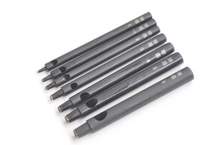 1mm-12mm Round Hole Punch Leather Hole Punch Leather Essential Tool Pick Size