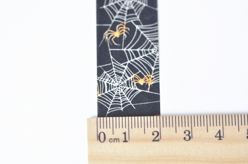 Spider Web Washi Tape/ Halloween Masking Tape 20mm Wide x 5M No.10501