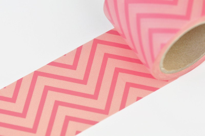 Chevron Masking Tape Scrapbooking Wide Washi Tape 50mm x 10 Meters Roll No.12302