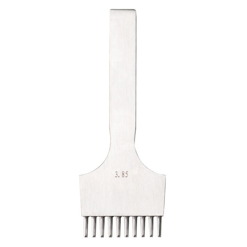 3.38mm/3.85mm/4mm Leather Stitching Prong Chisel 2/5/10 Prongs