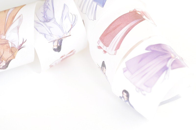 Ancient Young Man Lined Masking Tape 35mm x 3 Meters No.10439