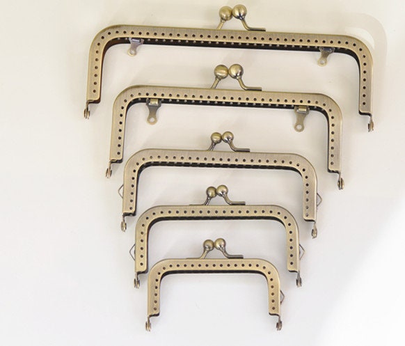 Rectangular Bronze Purse Frame Clutch Bag Purse Frame Sewing Bag Maker Various Size