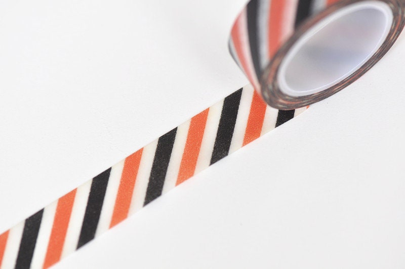 Three Color Stripes Washi Tape 15mm Wide x 10M Roll No.13364