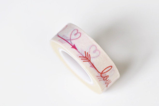 Love Arrow Masking Washi Tape 15mm x 10M No.12911