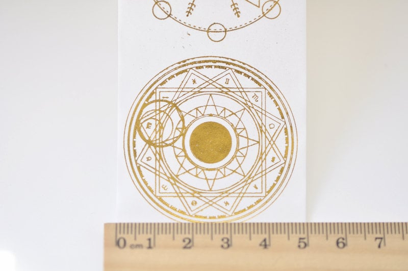 Foil Gold Washi Tape  50mm wide x3 Meters No.10962