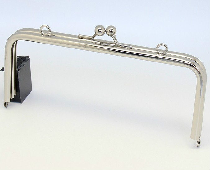 7"(18.5cm) Purse Frame Brushed Brass Bag Hanger Clutch Purse Frame 18.5cm x 8cm