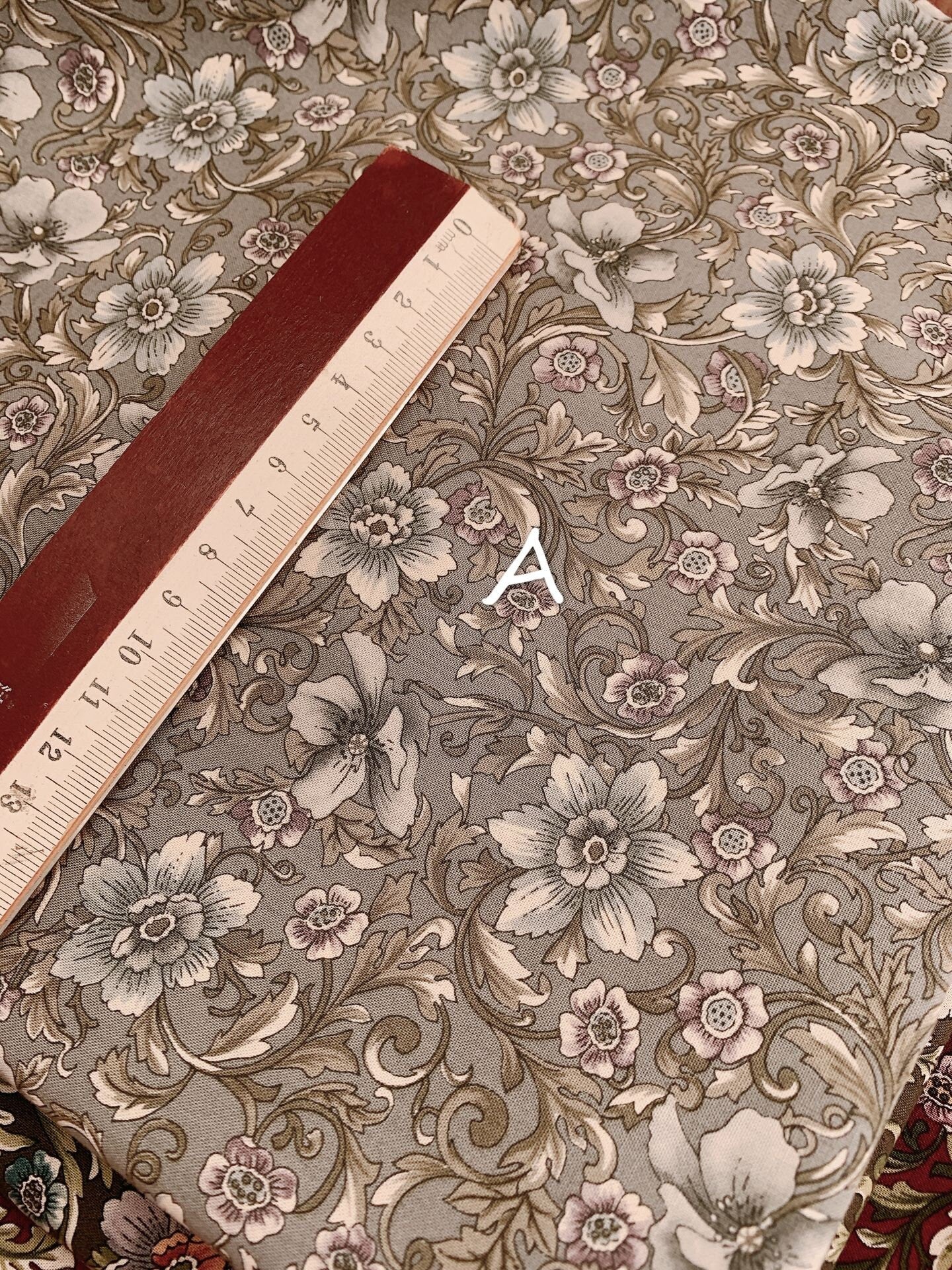 Retro Cotton Fabric Soft Thin Cotton Fabric Sewing Material 50 x 110cm (19"x43")