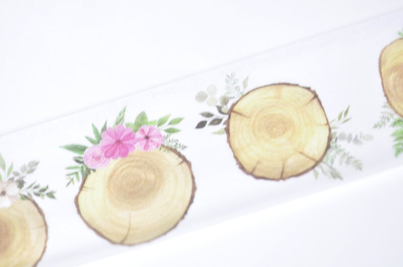 Tree Stump Washi Tape Masking Tape 50mm x 3 Meters Roll No.11032