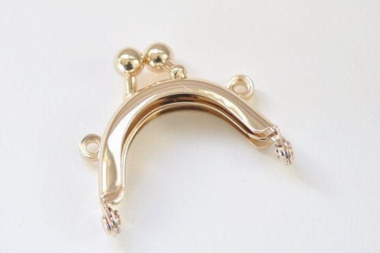 10 Pieces Mini Purse Frame Light Gold/Bronze/Silver/Matte Silver/Matte Gold 4x2.5cm