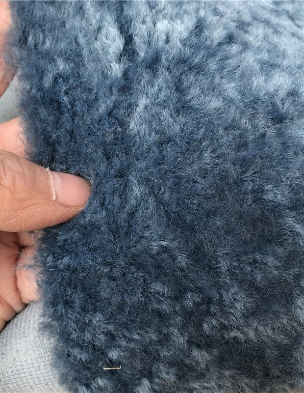 Grey Blue Fabric For Teddy Bear Toy Stuffed Animal Making 40cm x 50cm (16”x 19â€?